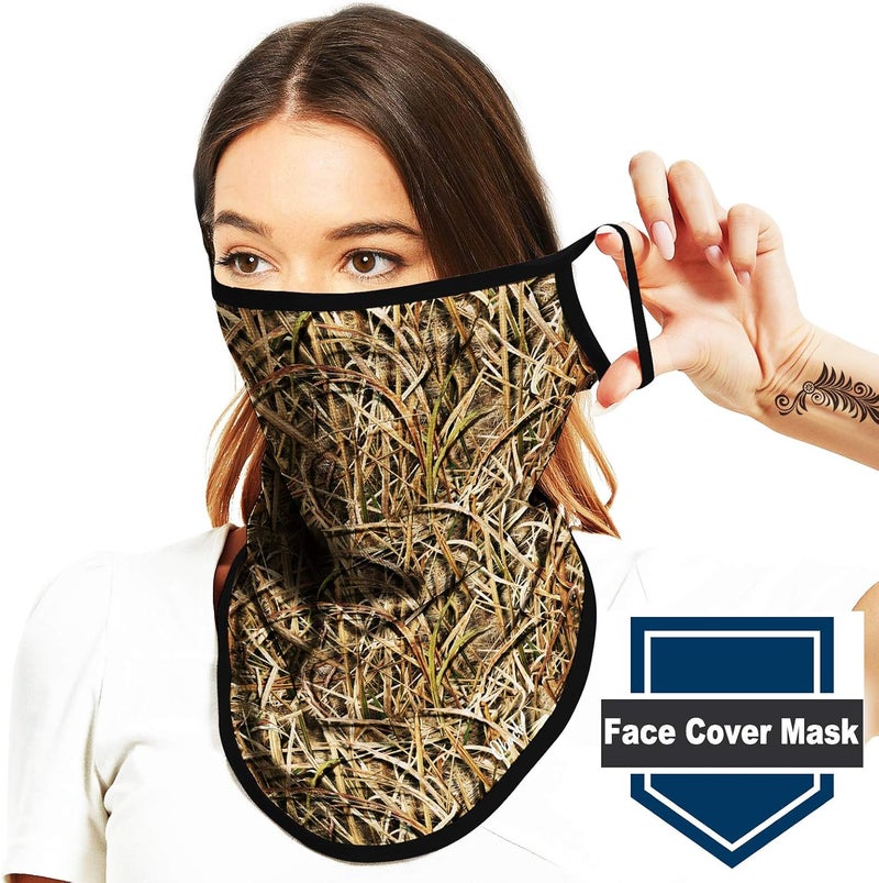 Obacle Bandana Face Mask with Ear Loops Neck Gaiter Face Mask Scarf Face Cover for Men Women - Image 4